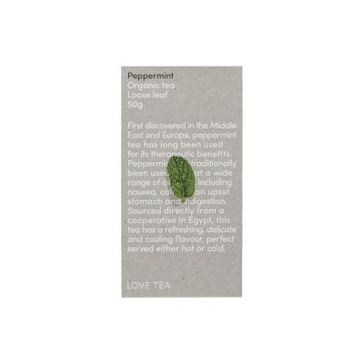 Love Tea Organic Peppermint Tea Loose Leaf 50g